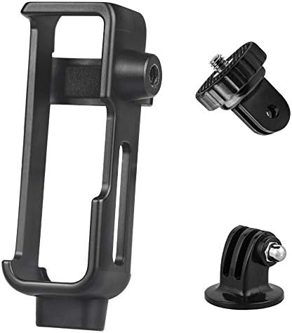 LCLrute 3 in 1 Two-Legged Tripod Stand Bracket Mount with Tripod Mount Adapter for DJI Osmo Pocket (Black)