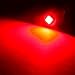 cciyu 20 Pack T4/T4.2 Neo Wedge 2835SMD LED A/C Light Lamp Bulbs (red)