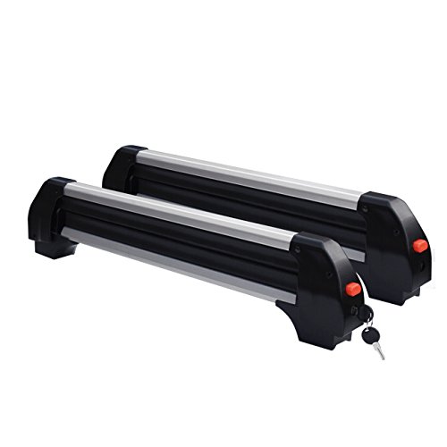 Menabo Frozen Alu Ski and Snowboard Rack for Crossbars