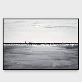 signwin Framed Canvas Wall Art Abstract Seascape Canvas...