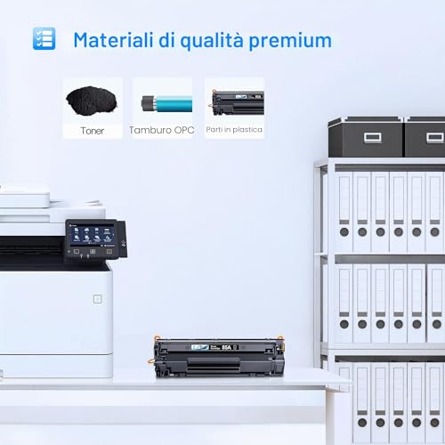 LxTek 85A Compatible Toner Cartridges Replacement for HP CE285A for LaserJet Pro P1102 P1102W M1212NF M1132 M1217NFW M1132 M1212 M1130 P1100 M1136 M1210 M1210MFP M110MFP 134 M1134MFP (Black, 2-Pack)