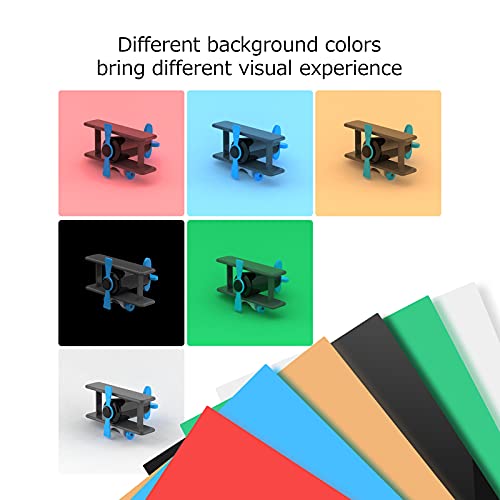 Shywall Portable Photo Light Box，12” x 12” 10 Gears Light Level Mini Photo Studio Box Foldable Product Photography Light Tent kit for External Photography, Small Handicrafts