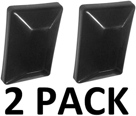 JSP Manufacturing Black 4x6 Fence Post Caps (3-5/8"x 5-5/8") Fits Treated Posts 4 x 6 Nominal Fence Post Caps Made in USA Multi-Pack Wholesale Bulk Pricing Black