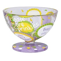 Lolita Hand Painted Glass Sundae Bowl, Pms