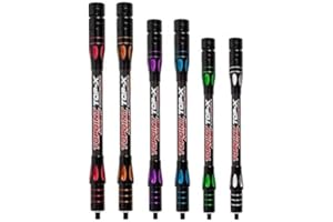 SHARROW Archery Bow Stabilizer Rod 10" 12" 15" Side Bar Balance Bar Side Rod Damping Rods Extension Pole Shock Absorber for C