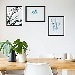 NAOKBOEE 8.5x11 Picture Frame in Black, Photo