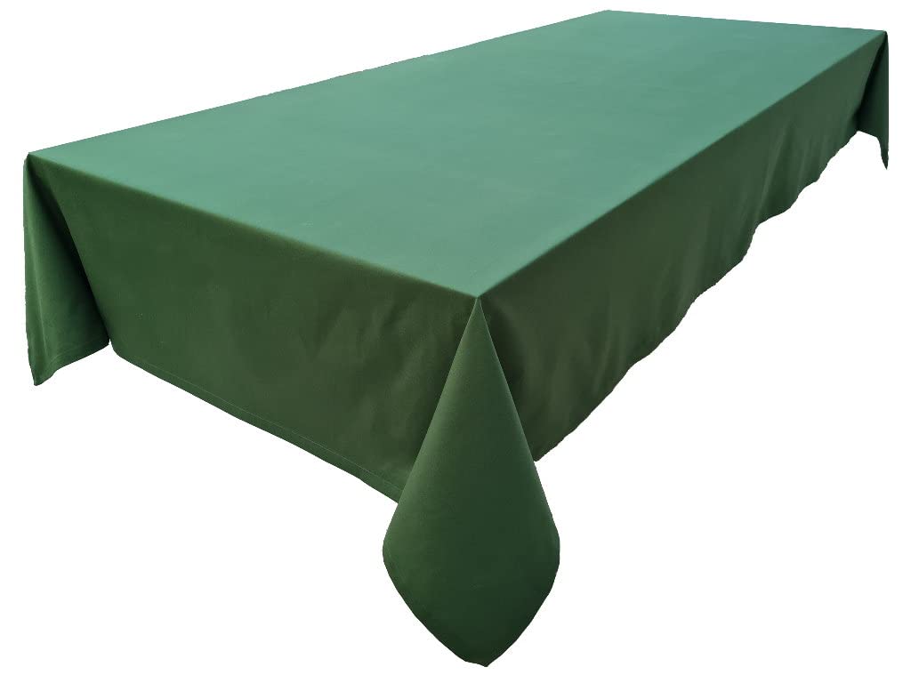 Tablecloth, Table Linen, 100% Cotton, Concept Collection, Choice of Colours and Sizes (Tablecloth - 150 x 350 cm, Olive Green)