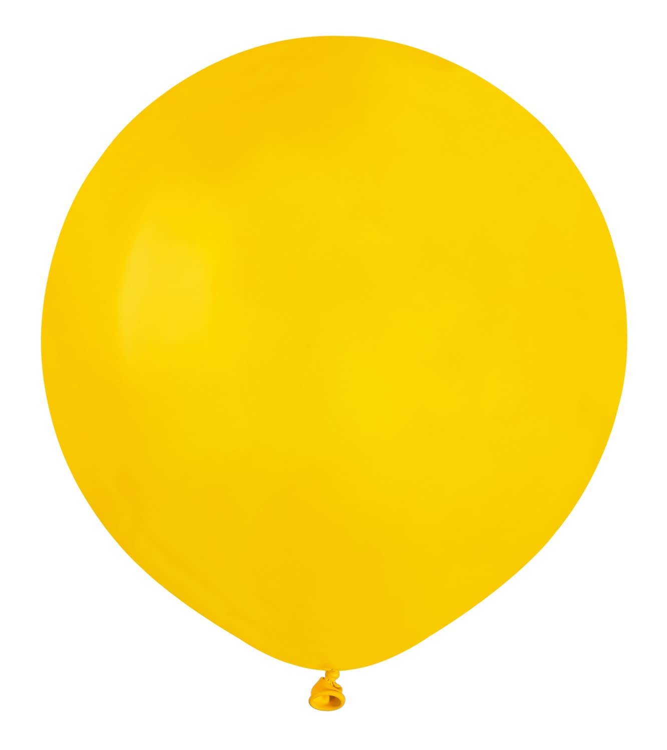 Pack 25 balloons in natural latex Premium Quality G150 (Ø 48cm / 19"), yellow