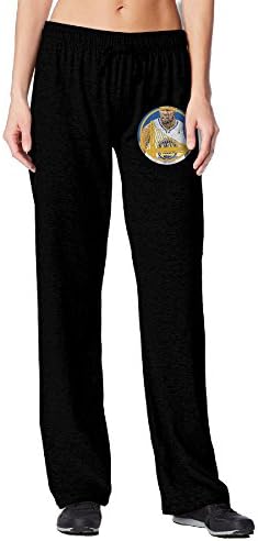 MUSSEuN KD Warriors No35 Men's Active Long Hipster Hip Hop Drawstring Sweatpants Black X-Large