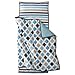 Bacati Mod Diamonds/Stripes Aqua/Chocolate Nap Mat