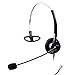 Audicom Office Phone Headset RJ9 with Mic Corded Call Center Telephone Headset Compatible with Avaya 1416 2420 5410 Polycom VVX310 VVX311 VVX410 VVX411 Aastra 6757i Mitel 5330 NEC ShoreTel(H200STA)