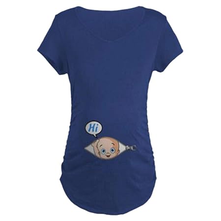 Jaminy Still-Shirt/Umstandstop, Schwangeres Stillen Nursing Schwangerschaft Top Umstandsmode Wickeln-Schicht S-3XL