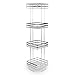 BINO 'Lafayette' 4-Tier Square Spa Tower, Chrome