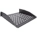 NavePoint 2U 19-Inch Universal Vented Rack Mount Cantilever Fixed Server Cabinet Shelf 16-Inches Deep Black primary