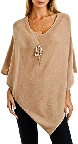 Cashmere Poncho (taupe)
