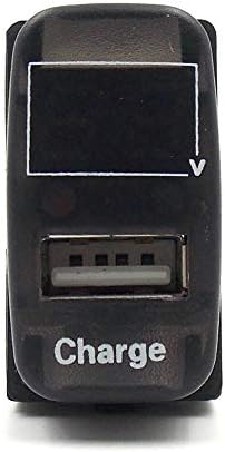 Special 5V 2.1A USB Interface Socket Car Charger and Voltmeter Use for Mitsubishi