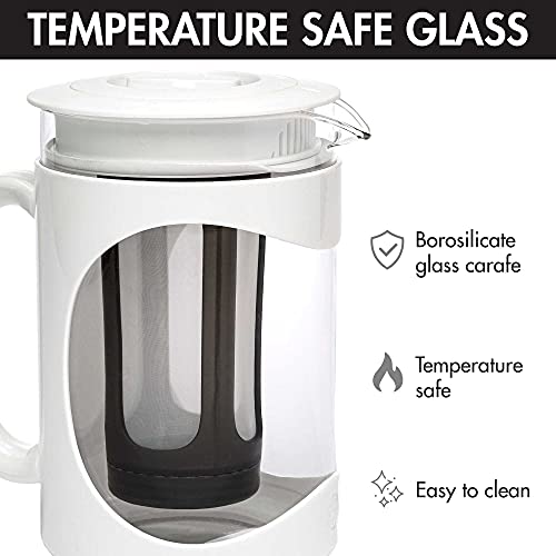Primula Burke Deluxe Cold Brew Iced Coffee Maker, Comfort Grip Handle