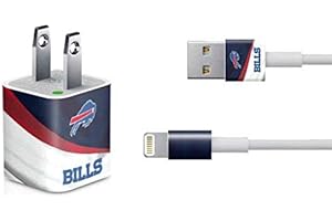 Skinit Decal Other Skin Compatible with iPhone Charger (5W USB) - Officially Licensed NFL Buffalo Bills Design