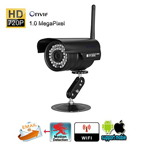 Szsinocam 720p wireless wifi ip camera outdoor bullet c…