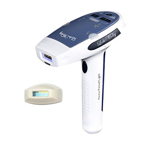 URUOI Hair Removal Laser Epilator Machine Painless Treatment Tender for Skin and Full Body Home Use Navy