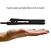 KIPOZI Hair Straightener Mini 0.5 Inch Ceramic Flat Iron for Travel, Effective for Bangs Short and Thin Hair, Dual Voltage Heats Up Quickly Black