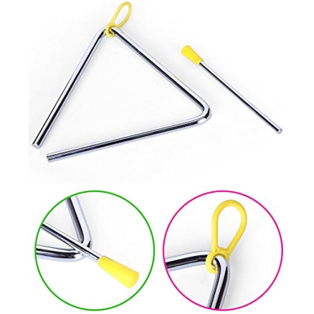 5" Musical Triangles Steel With Striker eBay