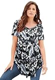Roaman's Women's Plus Size Swing Ultra Femme Tunic
