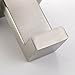 Angle Simple Bathroom Towel Hook Brushed Nickel, SUS304 Stainless Steel Hand Towel Rack, Square Coat Robe Hook, Wall Mount