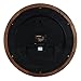 Hense 14-Inch Large Wood Wall Clock Retro Vintage Style Decorative Clocks Battery Operated Quartz Analog Silent Movement Wall Clock for Home Kitchen Living Room Arabic Numerial Dial Non Ticking HW18