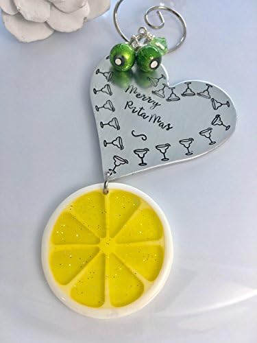 Christmas Tree Keepsake Novelty Ornament Merry Rita-mas Funny Margarita Novelty Gift for Tequila Drinker Secret Santa Item Holiday Cheer Birthday Anniversary Present