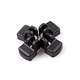 HIGH FLYING 4PCS Car Door Stop Cover Protector Trim Black For Toyota Land Cruiser Prado FJ150 2010-2018