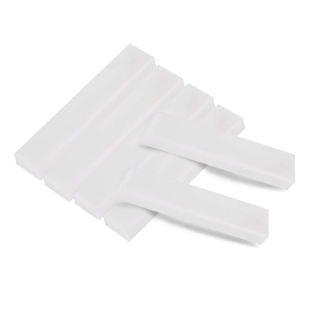 Bone Guitar Nut Guitar Bridge Saddle Blank Carved Cattle Bone Nut Replacement for Acoustic Classic Guitars 1/6/10 PCS(6pcs) Gevoline Accessories