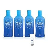 Asea Redox Water - Cell Signaling Supplement - 32 FL OZ per Bottle Plus Sample Gift of 10 ML Renu 28 Redox Gel (4)