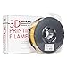INLAND PLA 3D Printer Filament - 3D Printing PLA Filament 1.75mm, Dimensional Accuracy +/- 0.03mm - 1kg Cardboard Spool (2.2 lbs), Yellow PLA