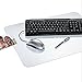 Crystal Clear Desk Protector 20 x 36 Inch, Rectangular Office Desk Pad Mat, Plastic Table Cover Protector, Shipped Flat
