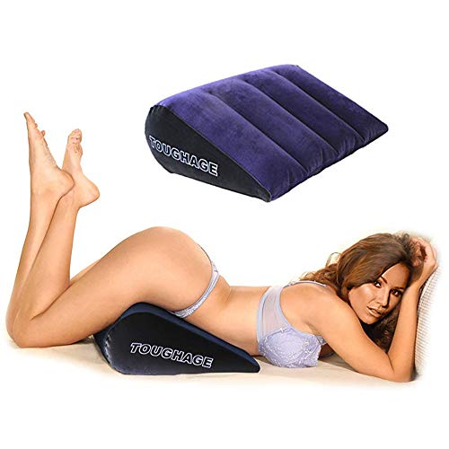 Moonight Toughage Magic Cushion Ramp, Body Pillow, Inflatable Multi-Functional Pillow Furniture Couples Gift:Eye Mask & Pump