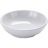 American Metalcraft MMB3 Mini Round Bowl, Melamine, White, 3 oz., 1 Count (Pack of 1)