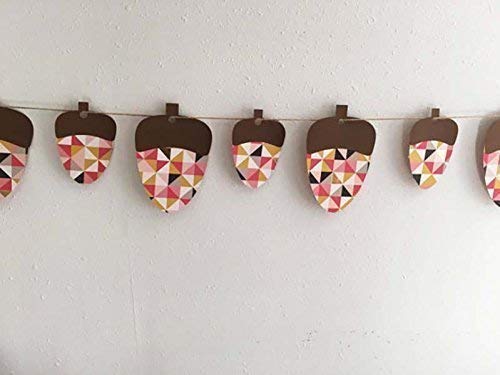 Amazon Com Happy Thanksgiving Acorn Banner Fall Banner Harvest