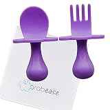GRABEASE Baby Utensils (Dark Purple)