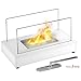 Moda Flame Vigo Table Top Ethanol Fireplace White