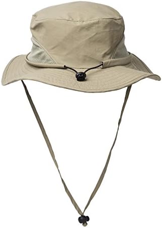 Dolphineshow Breathable Mesh Hat Summer UV Protection Sun Cap Boonie Fishing Hat