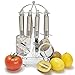 Sveetlife Gadgets Set 8-Piece Essential Kitchen Utensils Set Practical Design Stainless Steel Kitchen Tool Set with Utensil Holder for Cooking Meals Housewarming Gift