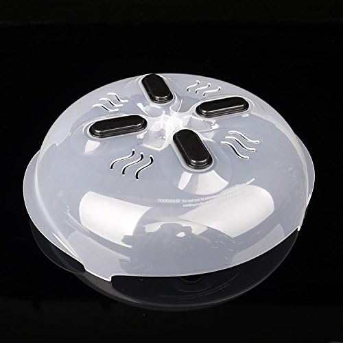 Magnetic Microwave Splatter Cover, Microwave Guard Lid Plate With Steam Vent 11.5 - Inch