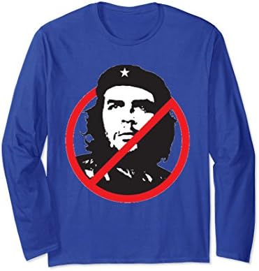 Unisex Anti Socialism Sweater No communism che guevara sweatshirt Medium Royal Blue