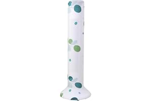 ZUYYON Tower Fan Dust Cover, Vertical Fan Dustproof Protective Cover for 37-47 Inch Fan, Washable Floor Standing Fan Cover Household Tower Fan Flower Pattern Cover(Green Leaves)