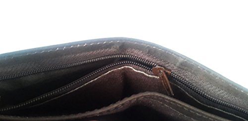 Elegant Men's Genuine Leather Brown Bifold wallet