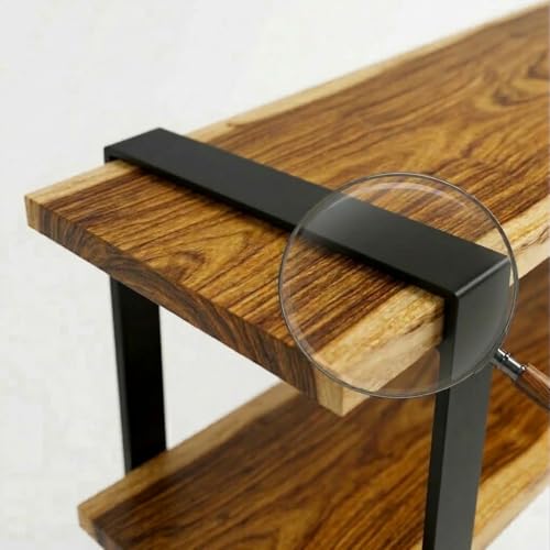 CASA FERRO Mueble para TV Escandinavo de Madera de Parota hasta 85". Ideal para Centro de Entretenimiento, Recámara o Sala. Hecho en México. (Parota 2.00 m)