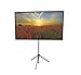 GO-60 Portable Projector Screen | 60 inch | Mounts on Tripod AND Wall | 16:9 format | 9 lbs | 2 minute setup | Includes Carrying Bag | For Mobile presentation and Home Entertainment |4K Ultra HD ready