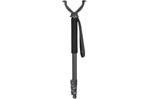 Fooletu Hunting Monopod Stand Shooting Stick Gun Rifle Rest for Hunting, Shooting, and Scope Zeroing, 22"-56" Portable Shooti