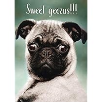 Cartes D'anniversaire Pour Homme Et Femme – Carlin – Carte D'anniversaire Pour Maman, Papa, Sœur, Frère, Fille, Oncle, Tante, Grand-mère, Grand-père